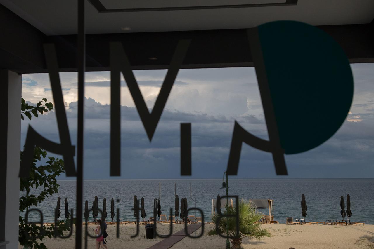 Amalia Rooms Sea View Vrasná エクステリア 写真
